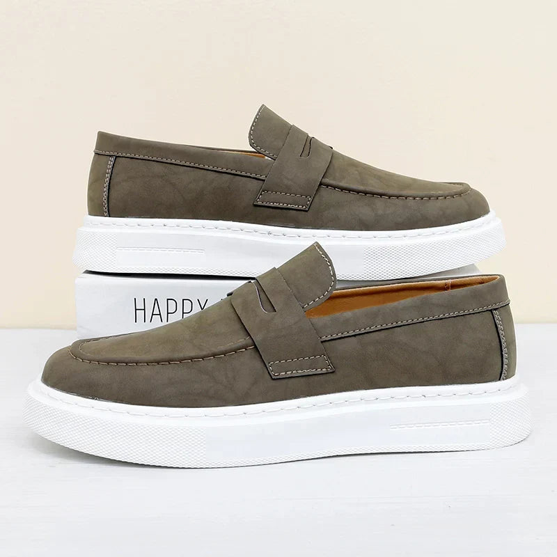 Elegantní Kožené Slip-On Boty