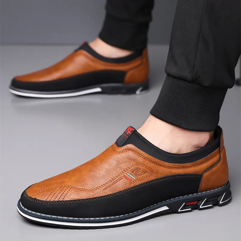 Kožené Slip-On Business Boty