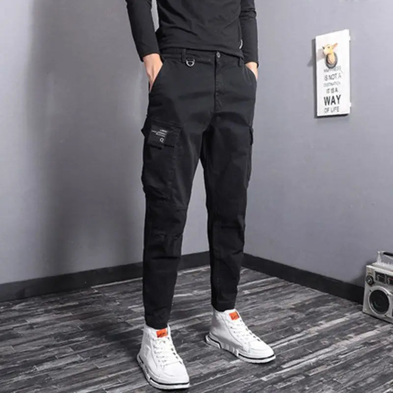 Elegantní Cargo Kalhoty pro Muže