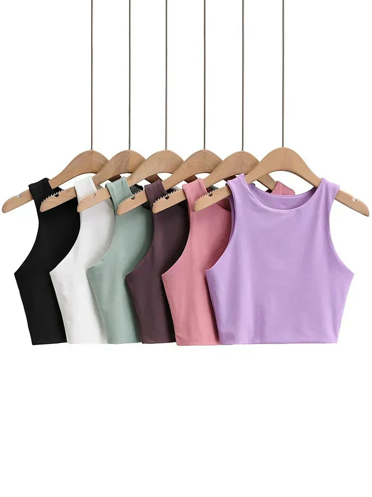 Maio | Slim Fit Top Bez Rukávů