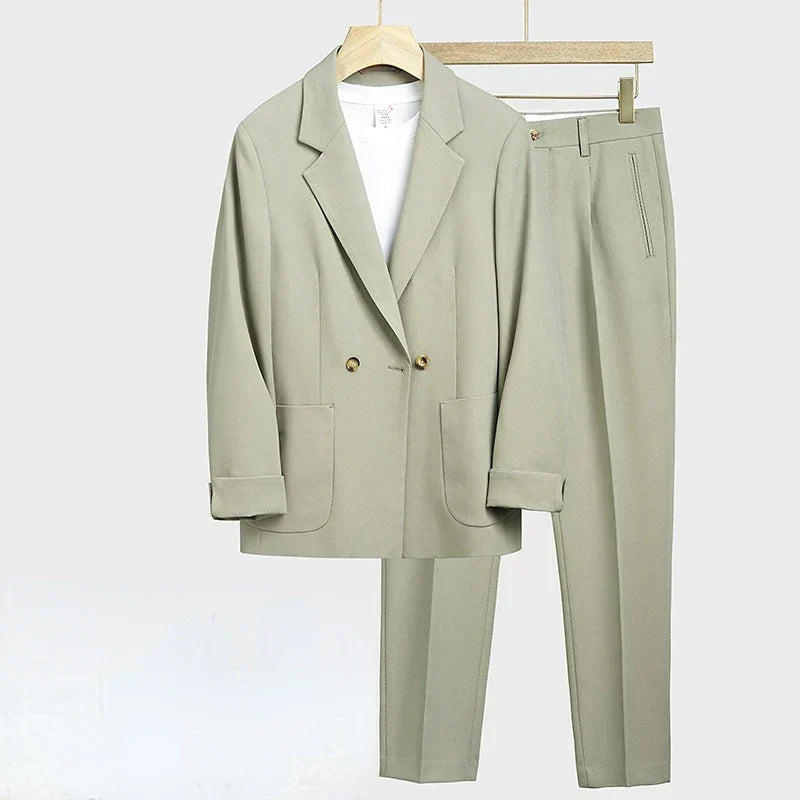 Elegantní Volný Set pro Muže