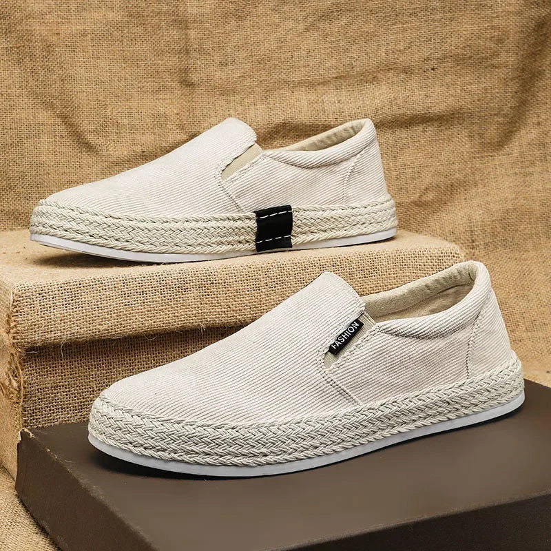 Prodyšné Plátěné Slip-On Boty