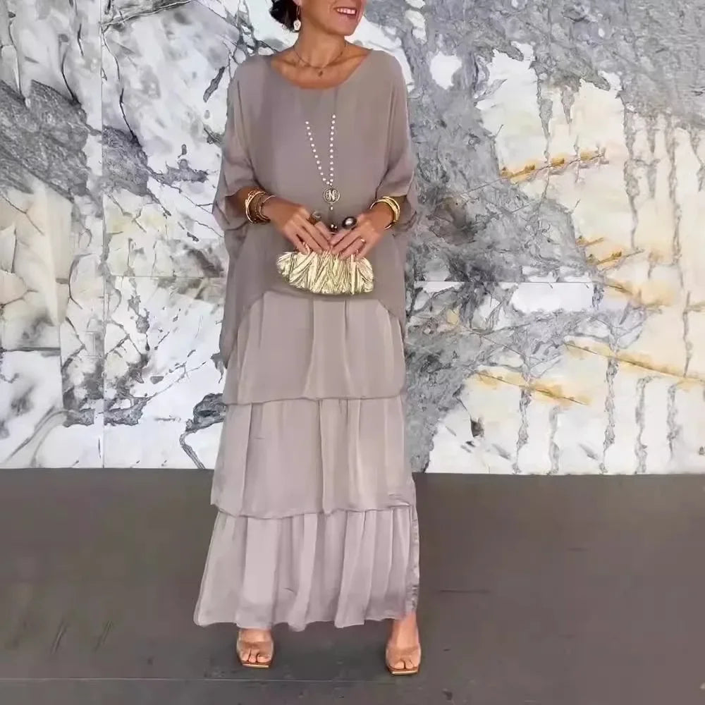Rosina | Elegantní šaty s krajkou a kulatým výstřihem