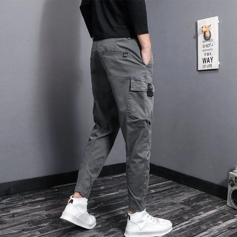 Elegantní Cargo Kalhoty pro Muže