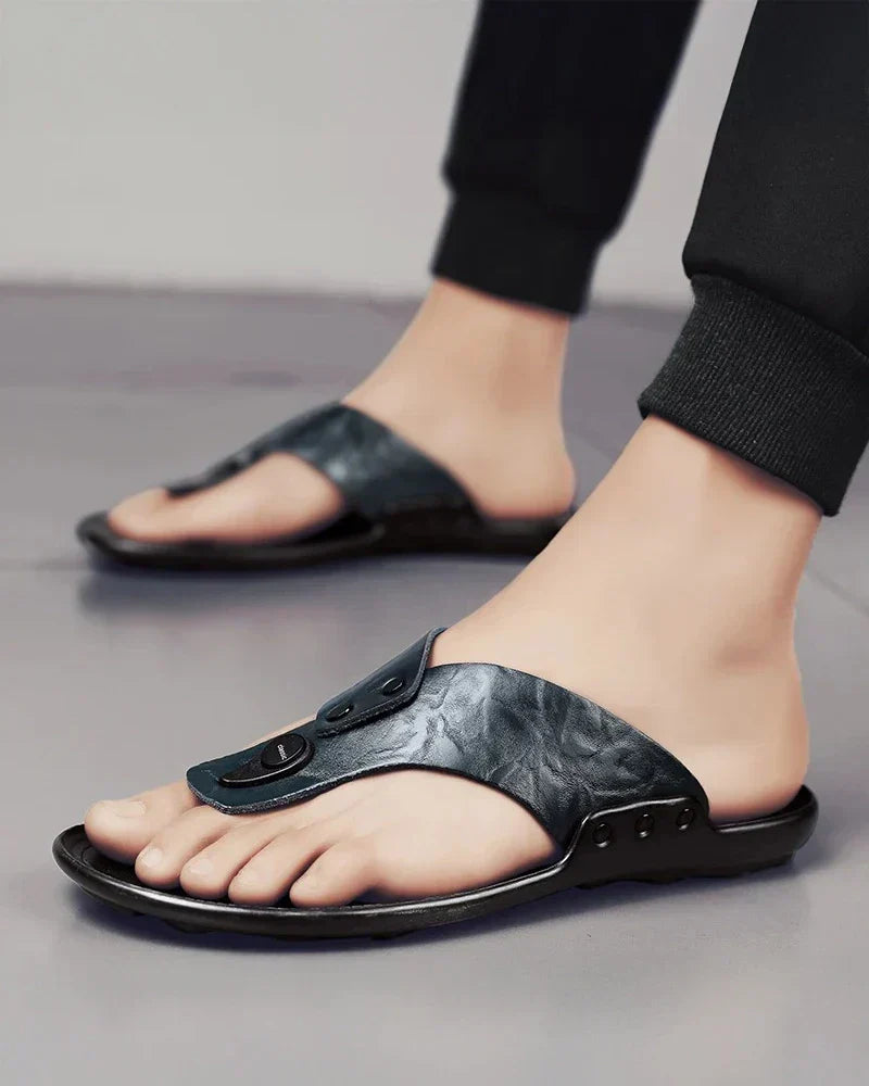 Elegantní Kožené Sandály
