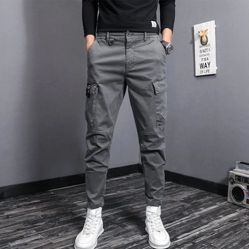 Elegantní Cargo Kalhoty pro Muže