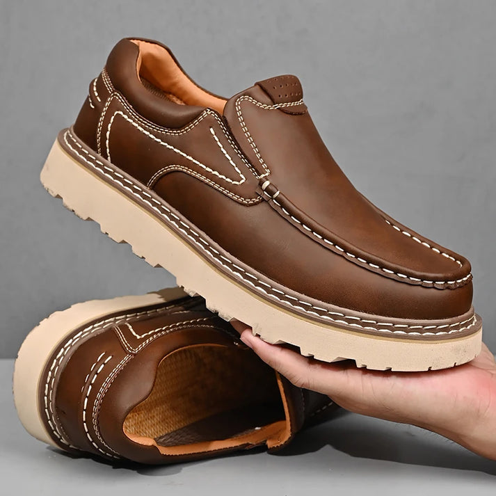 Elegantní Kožené Slip-On Boty