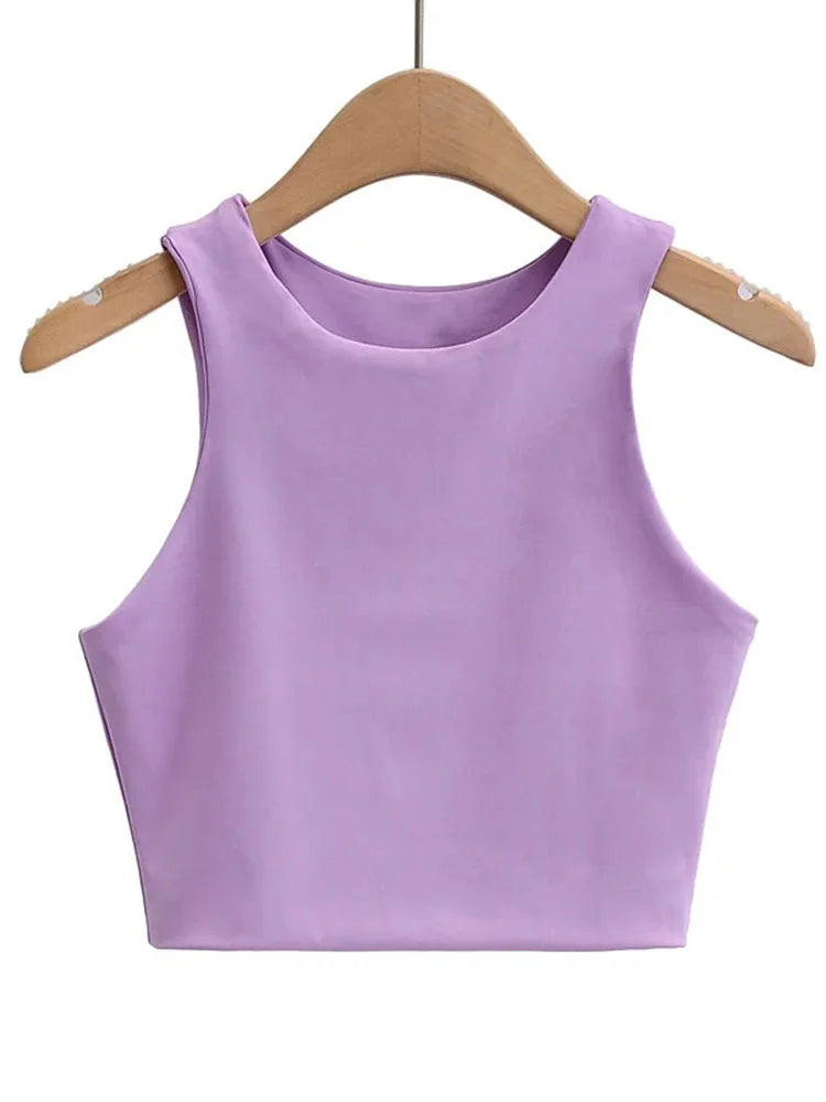Maio | Slim Fit Top Bez Rukávů