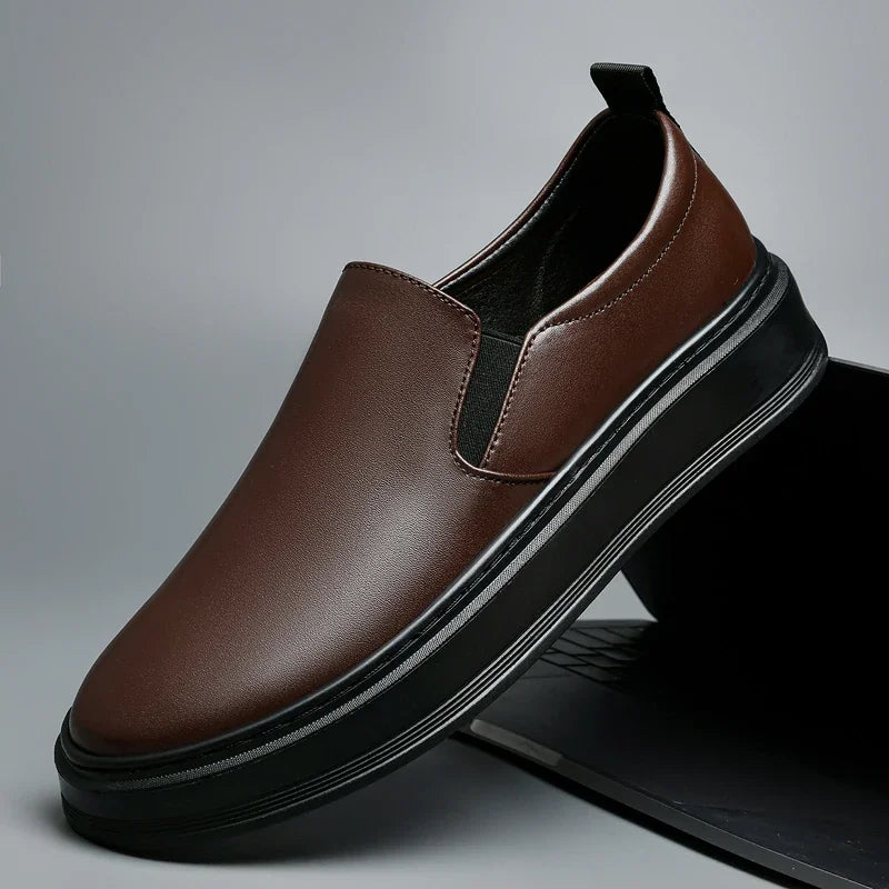 Kožené Slip-On Boty