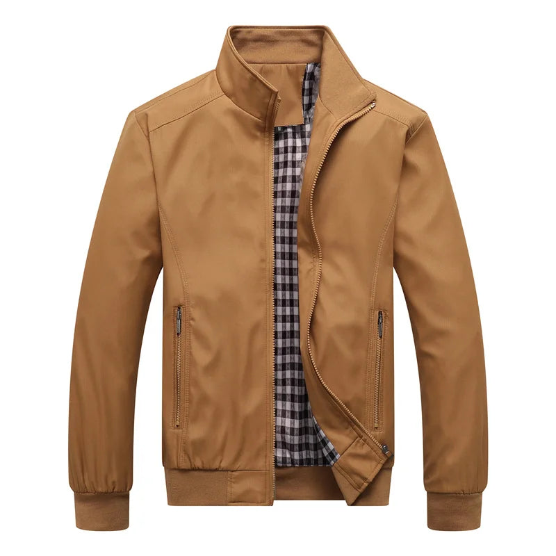 Elegantní Bomber Harrington Kabát
