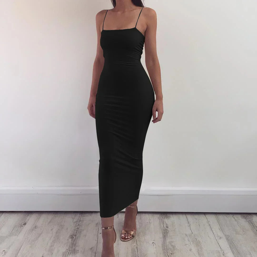 Jasmine | Glamour šaty s tenkými ramínky