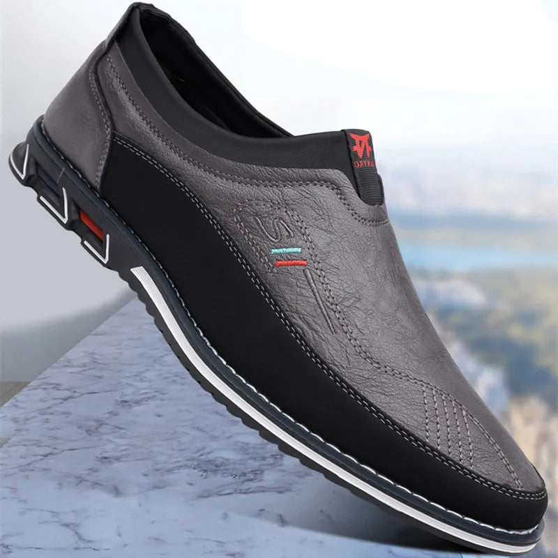 Kožené Slip-On Business Boty