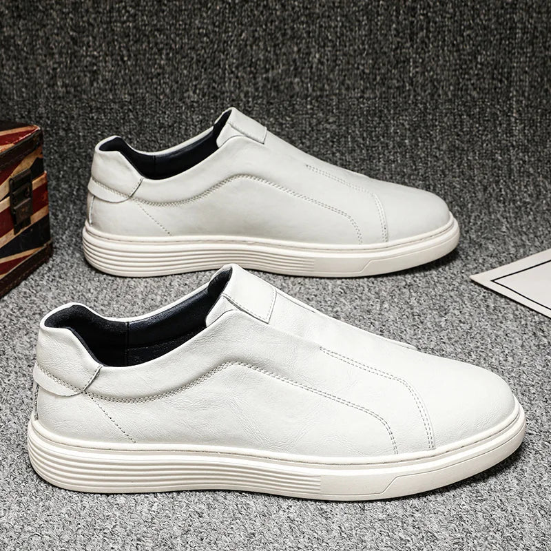 Klasické Kožené Slip-On Boty