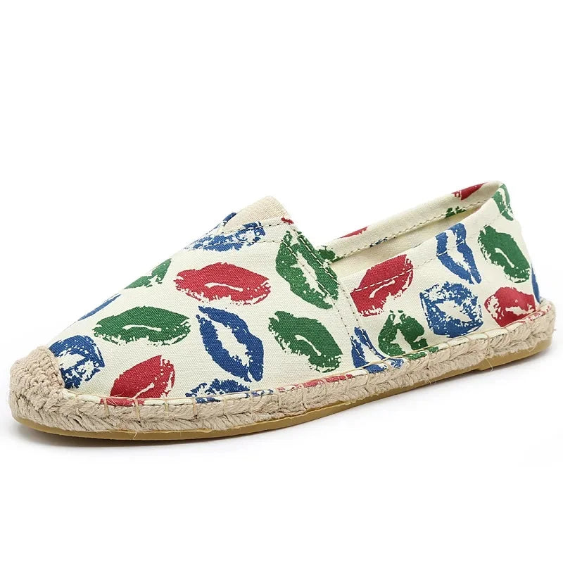 Elegantní Espadrilky z Plátna