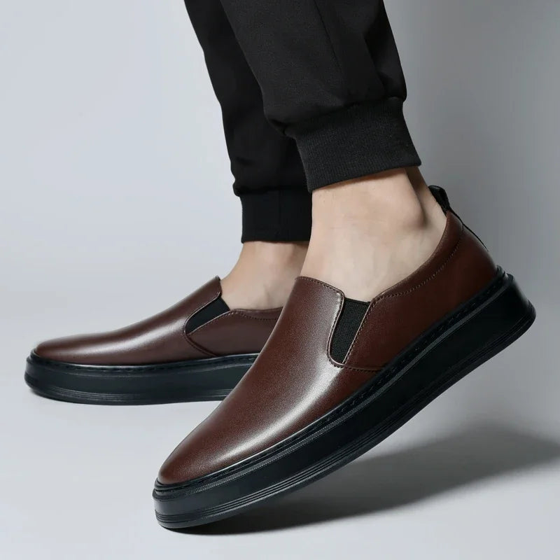 Kožené Slip-On Boty