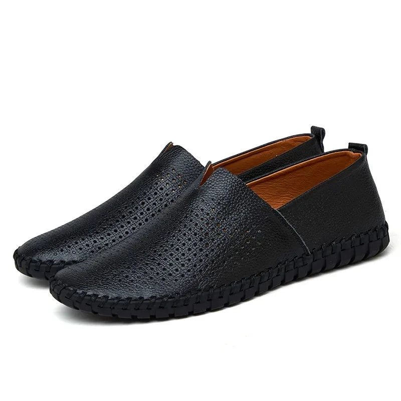 Elegantní prodyšné mokasíny