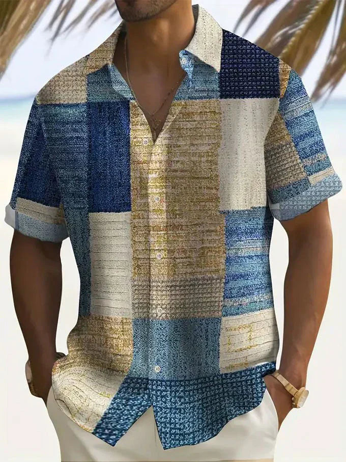 Elegantní Patchwork Košile