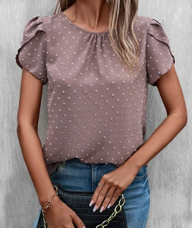 Eloisa | Elegantní blůza s puntíky