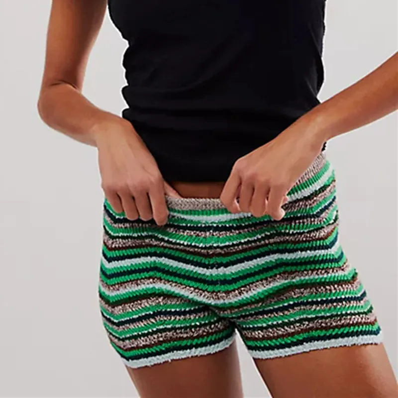 Adrian | Pruhované Loungewear Šortky