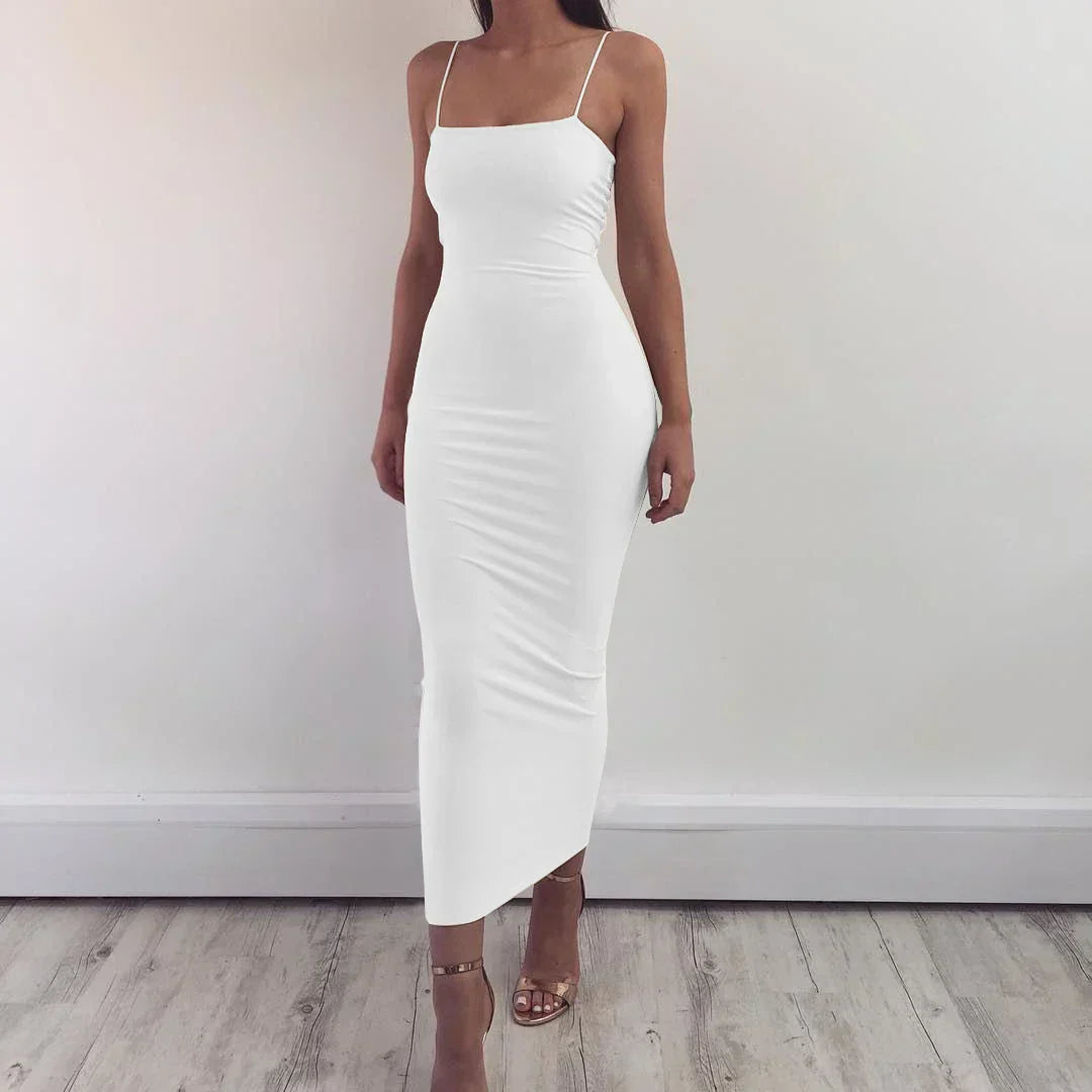 Jasmine | Glamour šaty s tenkými ramínky