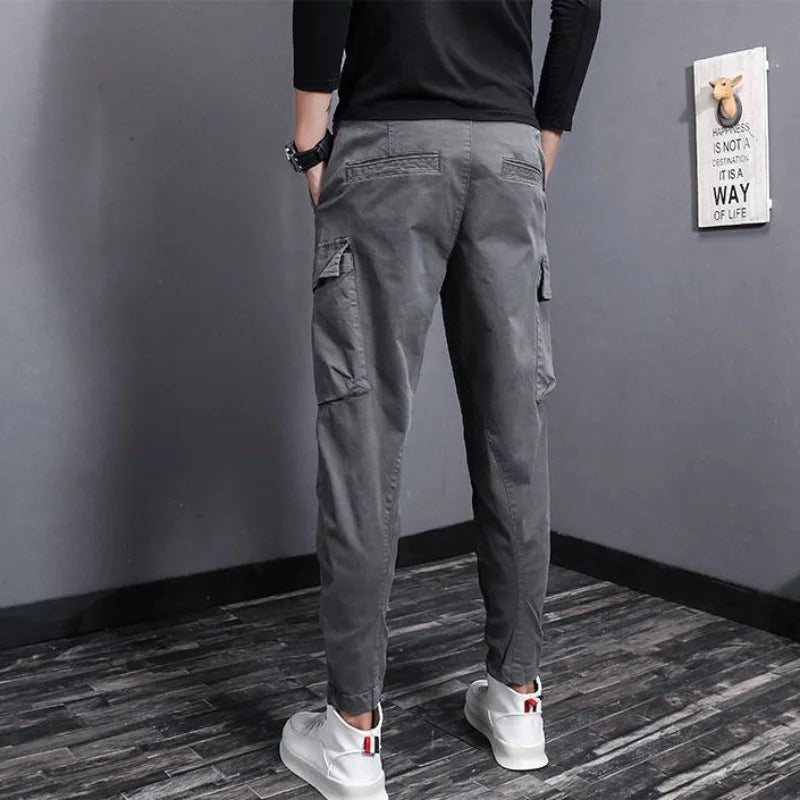 Elegantní Cargo Kalhoty pro Muže