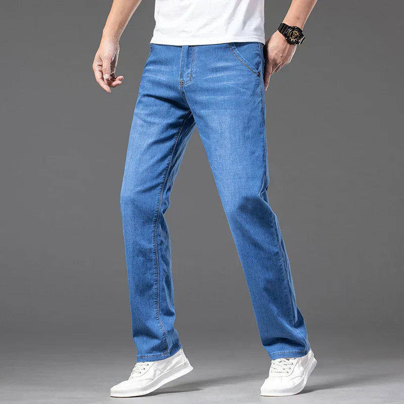 Džíny Denim Straight Casual