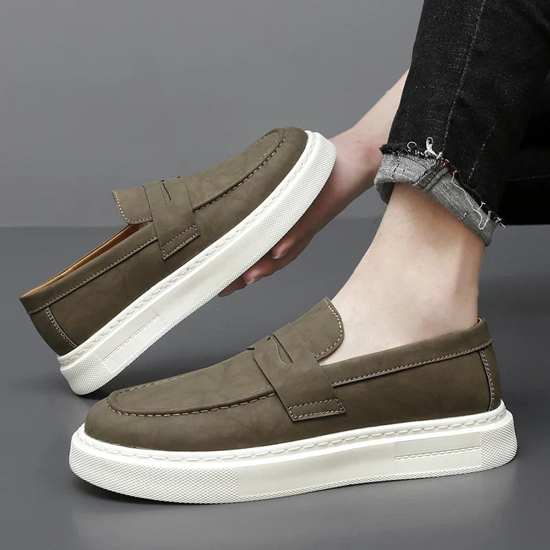 Elegantní Kožené Slip-On Boty