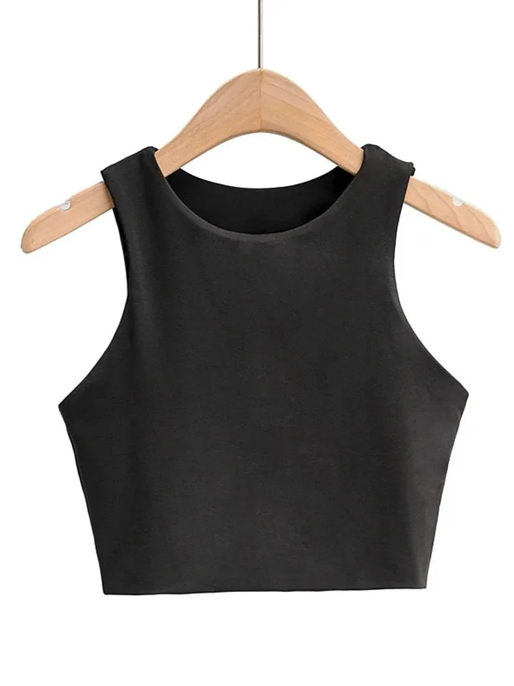 Maio | Slim Fit Top Bez Rukávů