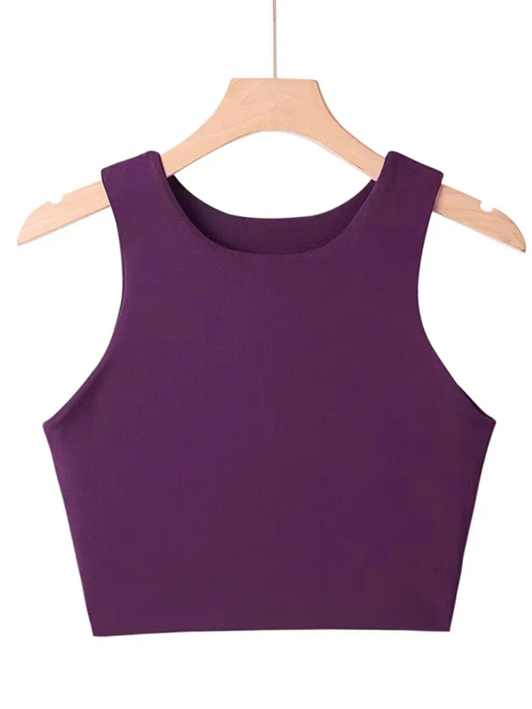 Maio | Slim Fit Top Bez Rukávů