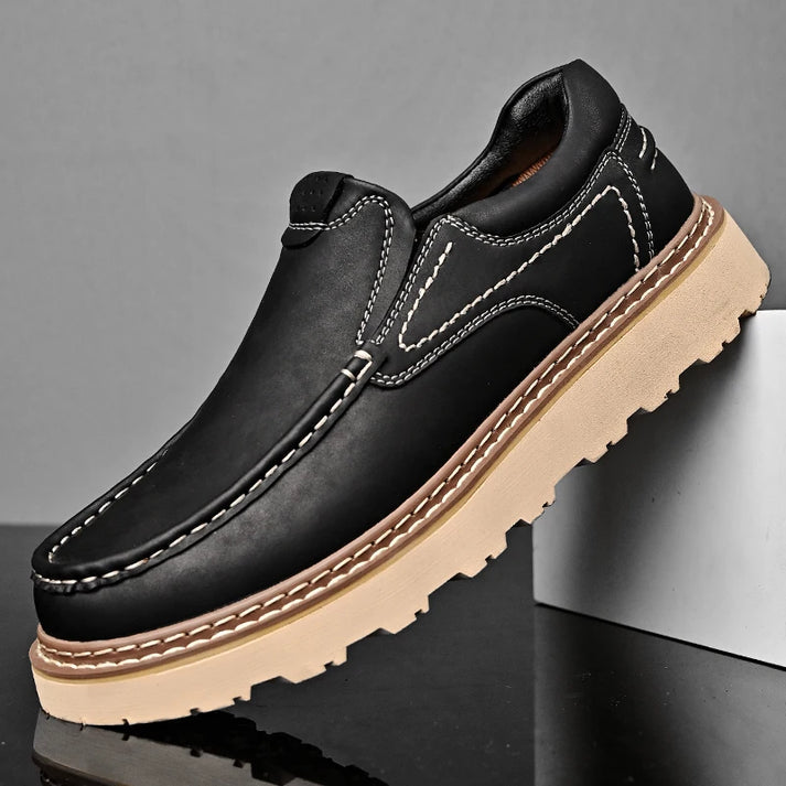 Elegantní Kožené Slip-On Boty