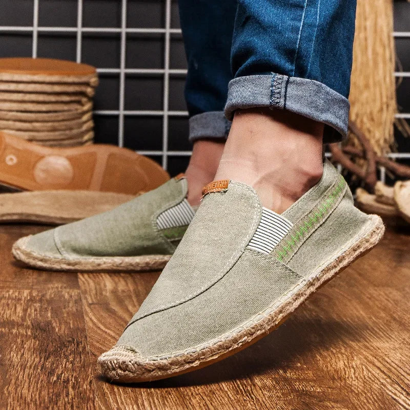 Elegantní Espadrilky z Lnu