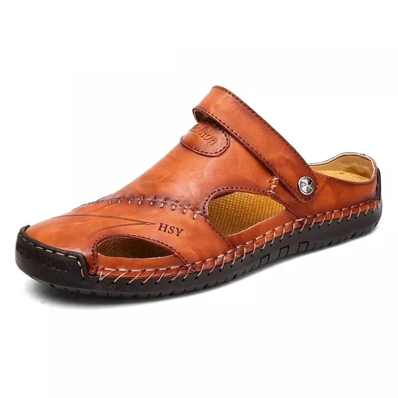 Klasické Kožené Sandály