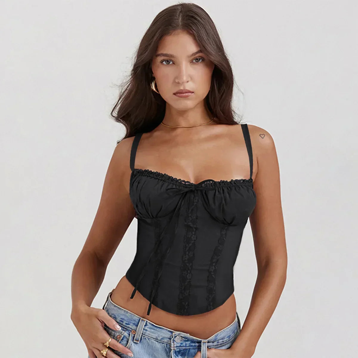 Ariana | Top s Lesklými Ramínky