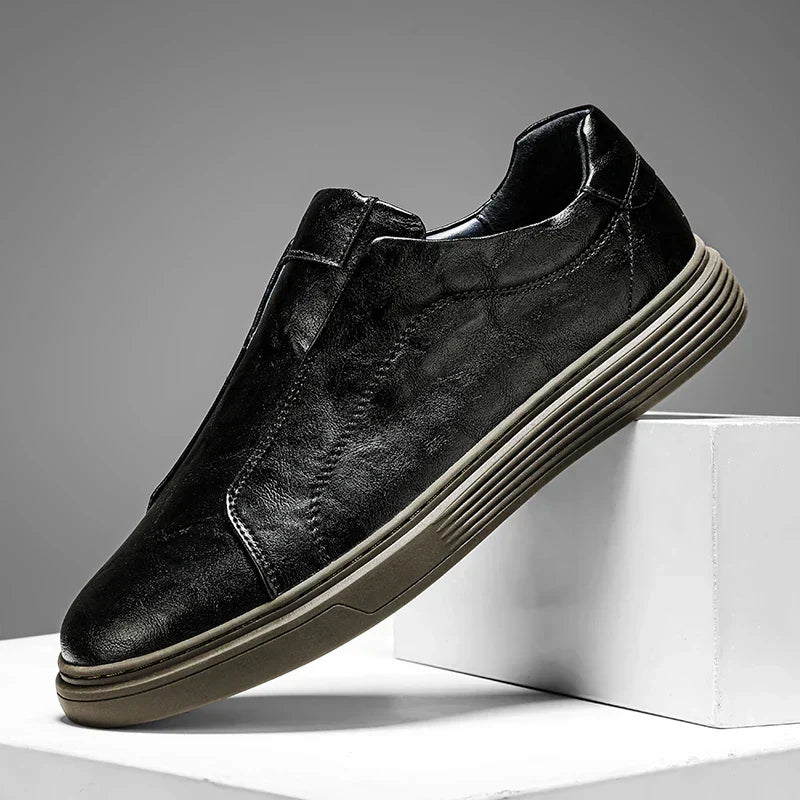 Klasické Kožené Slip-On Boty