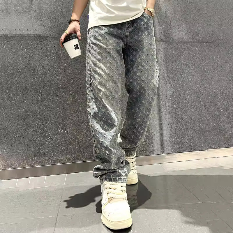 Džíny z Denim Jacquard