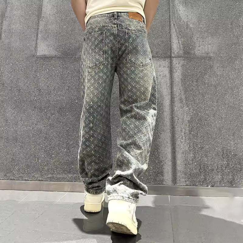 Džíny z Denim Jacquard