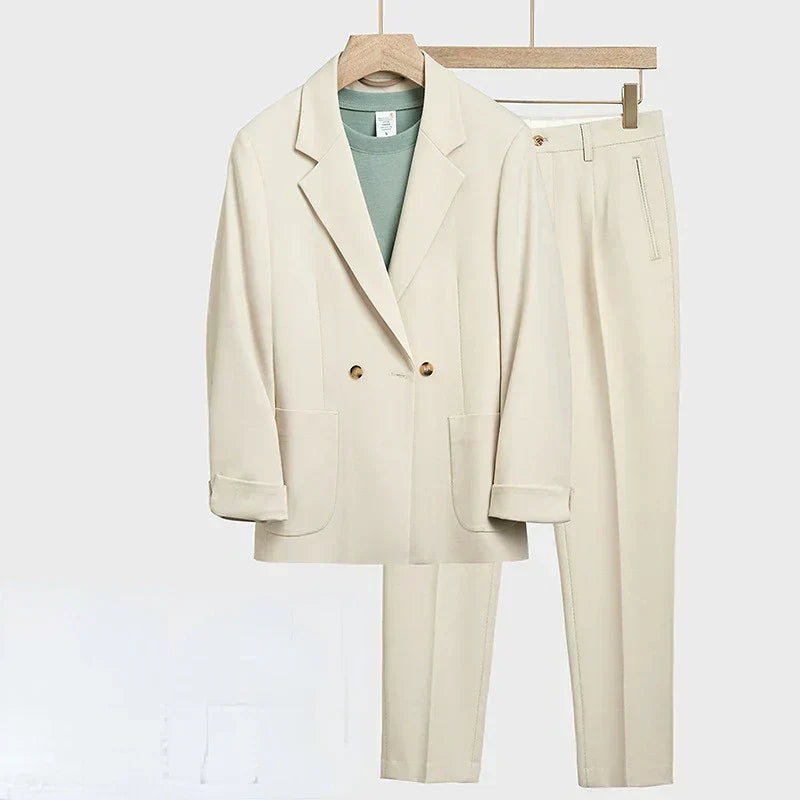 Elegantní Volný Set pro Muže