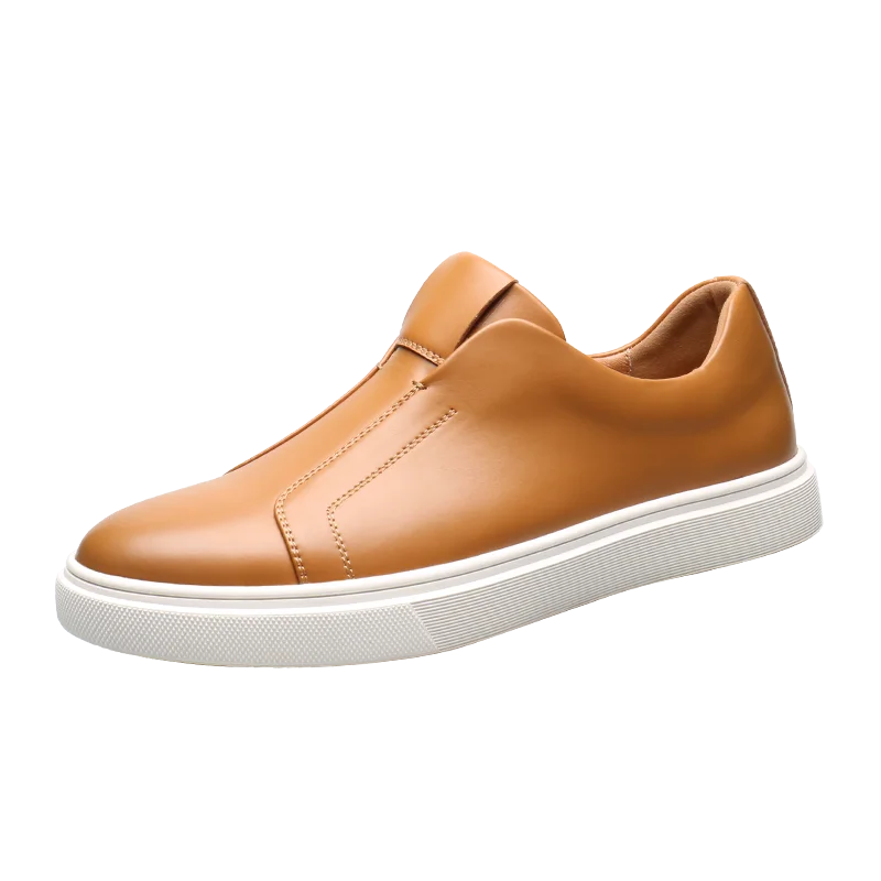 Kožené slip-on boty