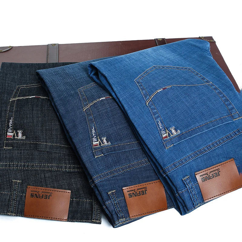 Džíny Denim Straight Casual