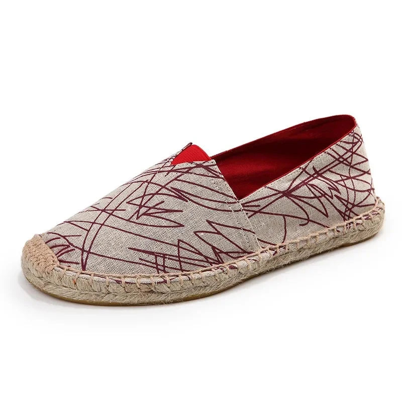 Elegantní Espadrilky z Plátna