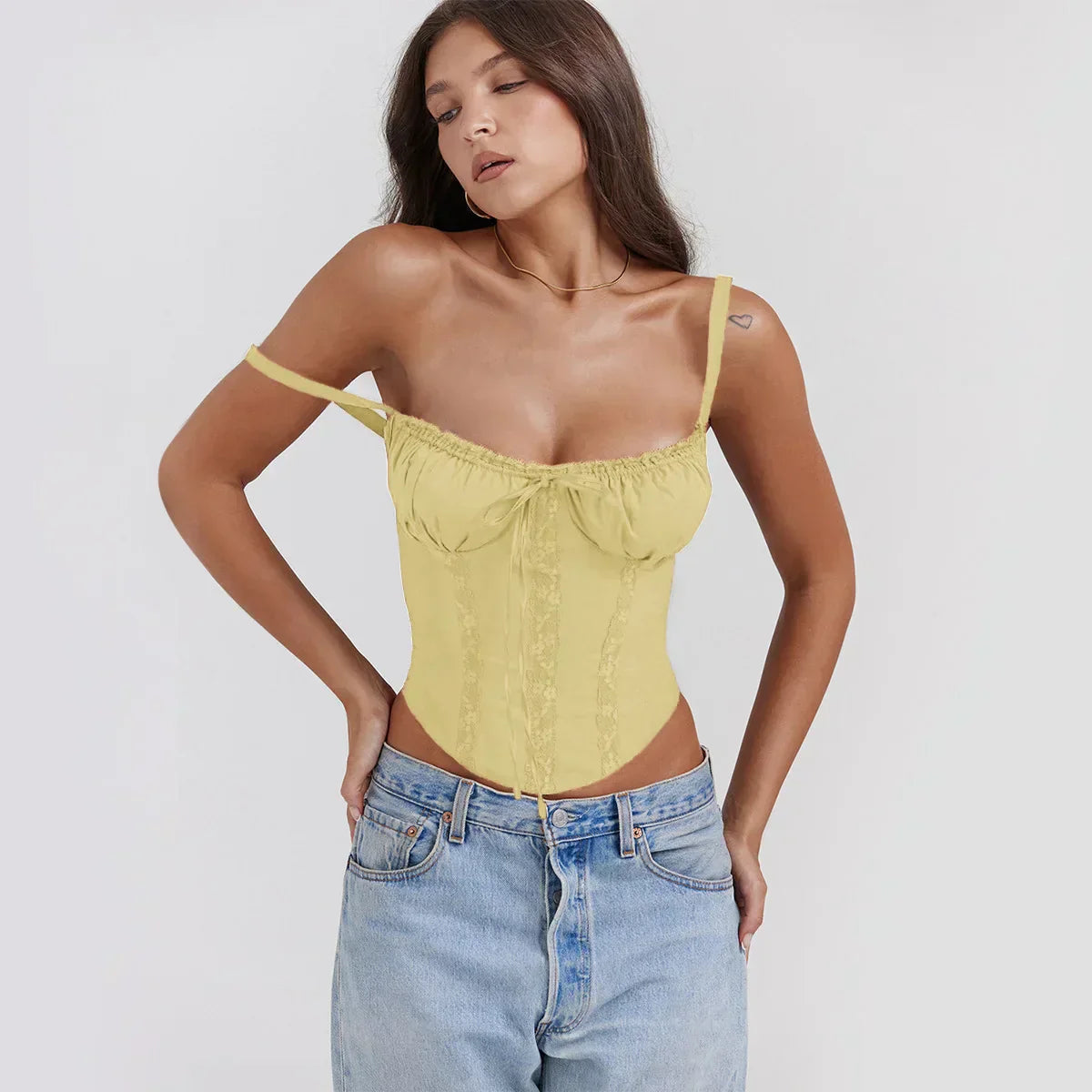 Ariana | Top s Lesklými Ramínky