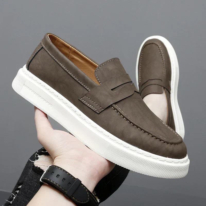 Elegantní Kožené Slip-On Boty