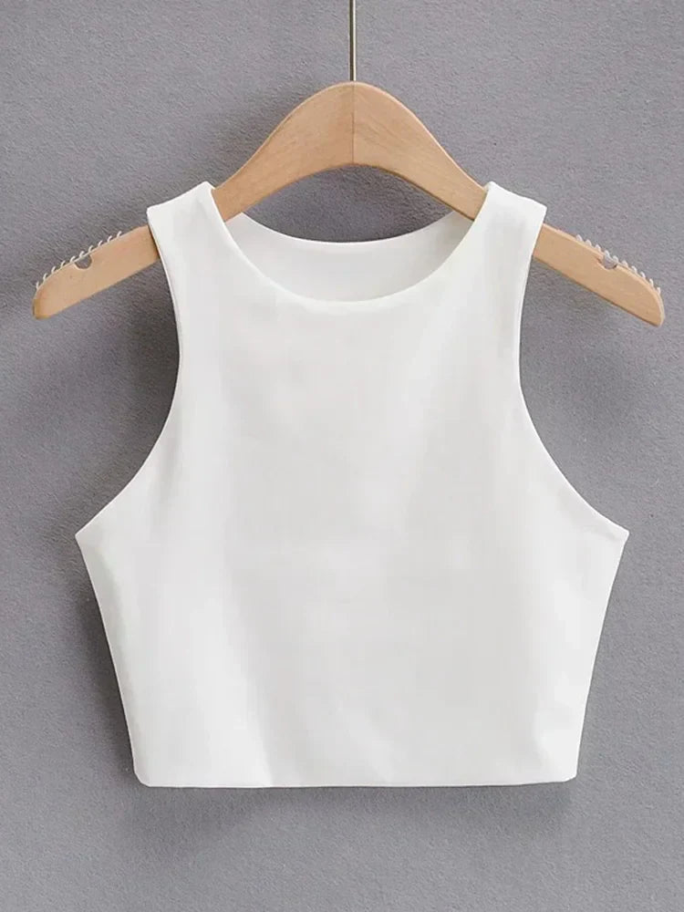 Maio | Slim Fit Top Bez Rukávů