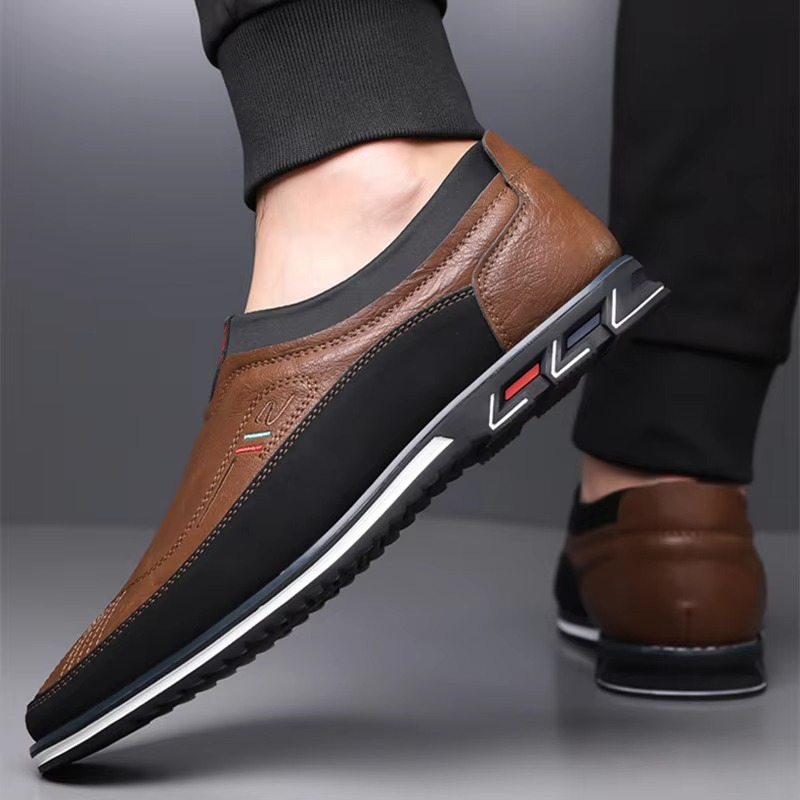 Kožené Slip-On Business Boty