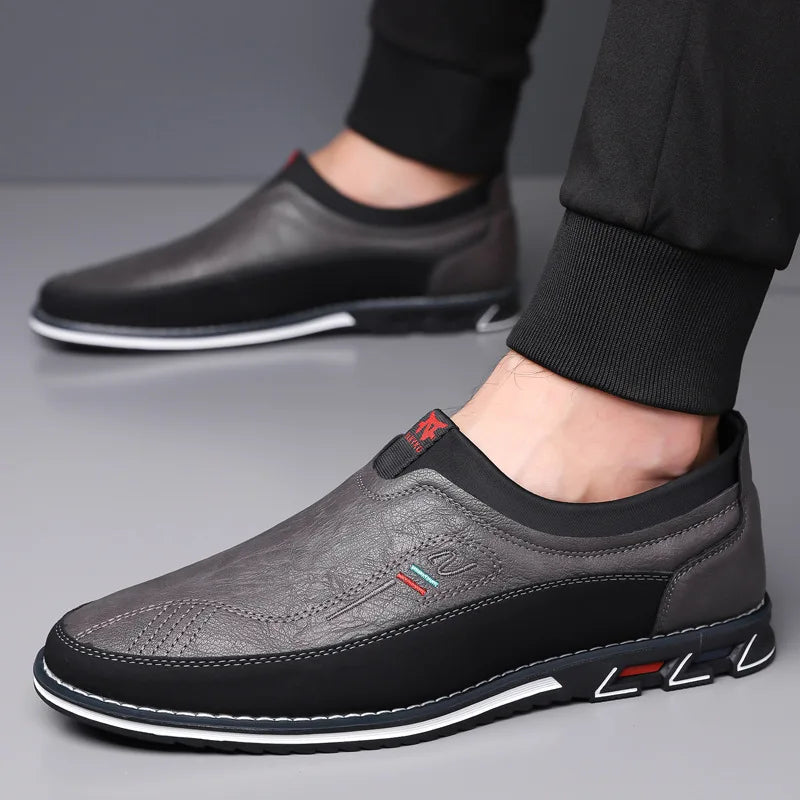 Kožené Slip-On Business Boty