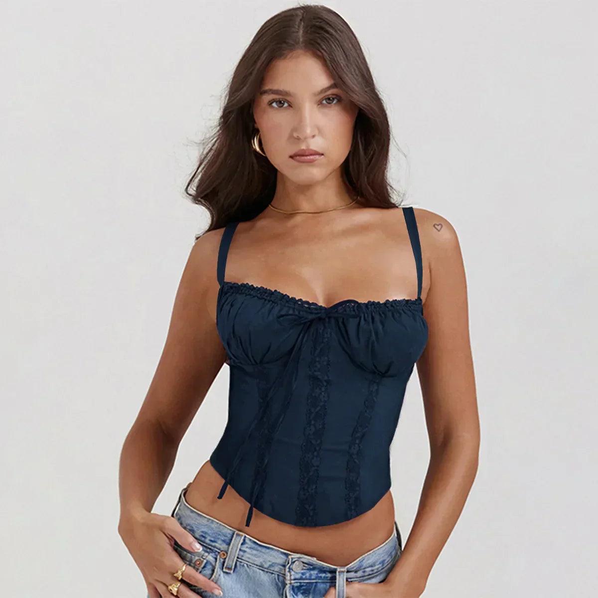 Ariana | Top s Lesklými Ramínky