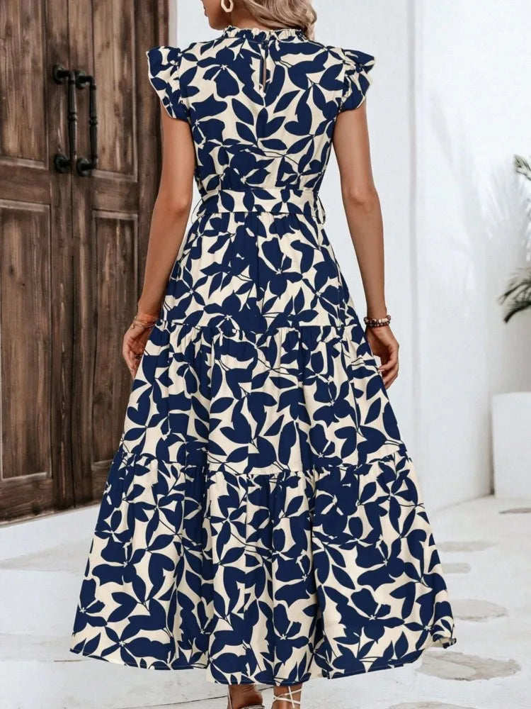 Atima | Elegantní květinové midi šaty
