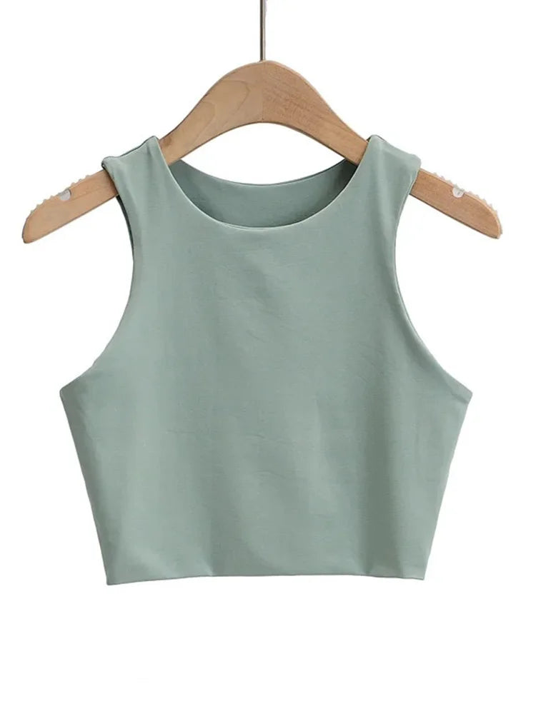 Maio | Slim Fit Top Bez Rukávů