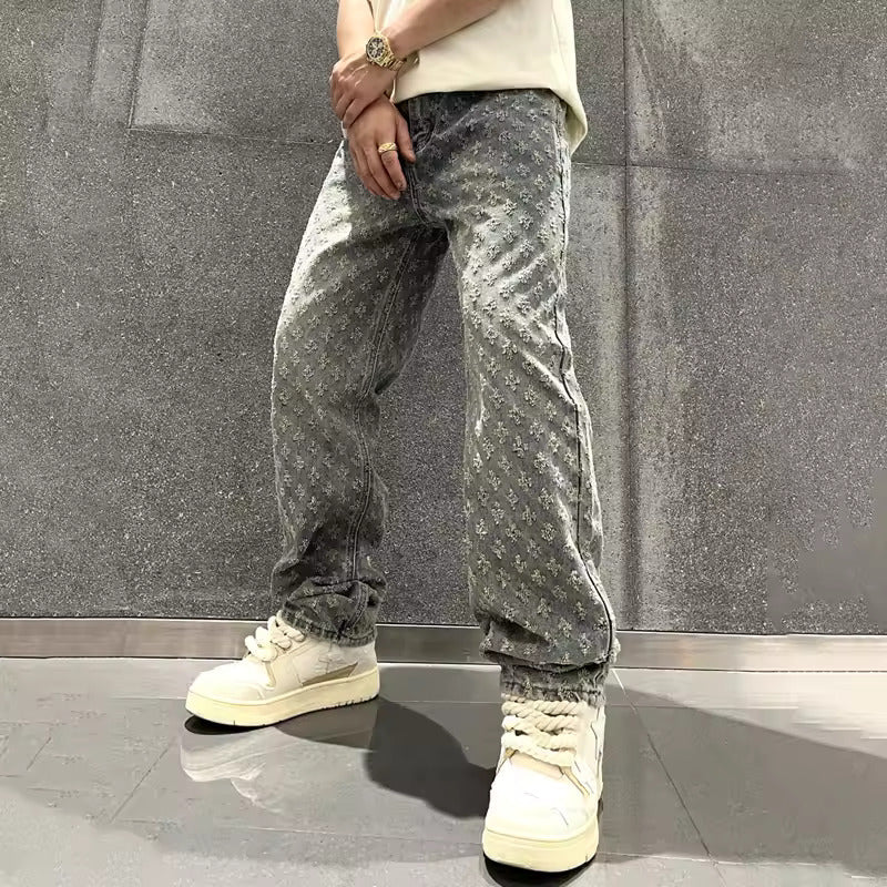 Džíny z Denim Jacquard