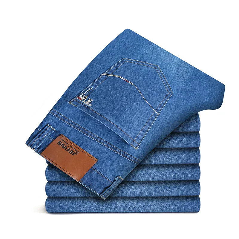Džíny Denim Straight Casual